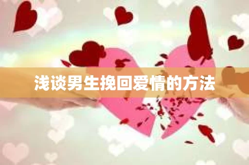浅谈男生挽回爱情的方法