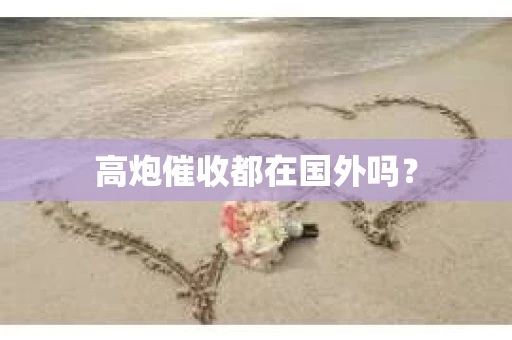 高炮催收都在国外吗？