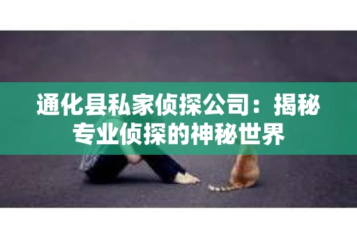 通化县私家侦探公司：揭秘专业侦探的神秘世界