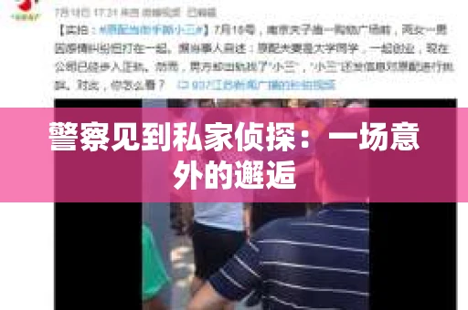 警察见到私家侦探：一场意外的邂逅
