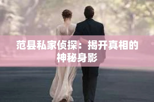 范县私家侦探：揭开真相的神秘身影