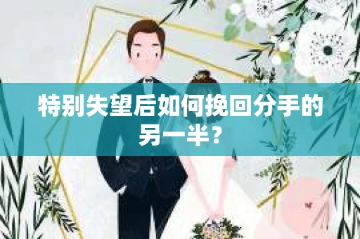 特别失望后如何挽回分手的另一半？
