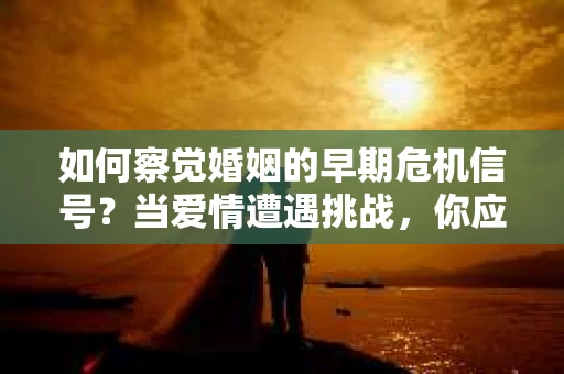 如何察觉婚姻的早期危机信号?当爱情遭遇挑战,你应该怎么办? 如何察觉婚姻的早期危机信号?当爱情遭遇挑战,你应该怎么办?